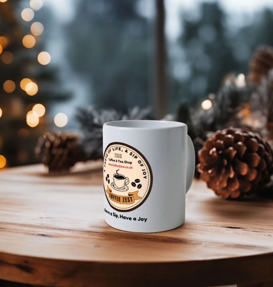 CZ ceramic Mug with logo - Coffee Zest online shop