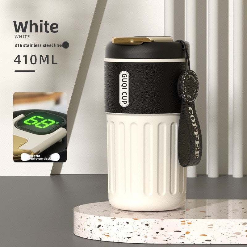 Coffee Thermos Mug with Temperature Display - Coffee Zest