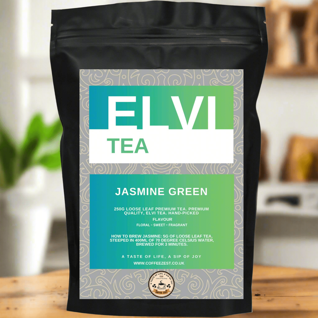 ELVI TEA - JASMINE GREEN loose leaf tea - Coffee Zest online shop