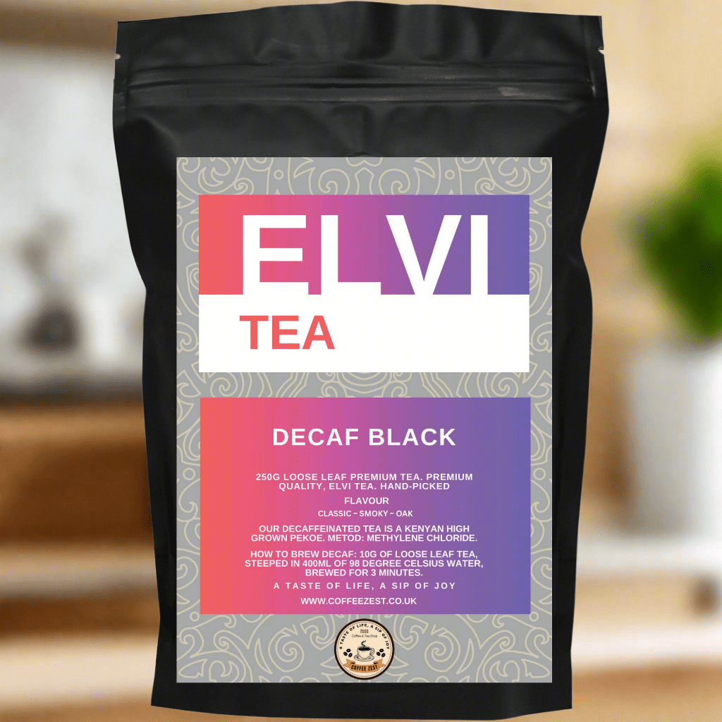 ELVI TEA line - DECAF BLACK loose leaf tea - Coffee Zest online shop