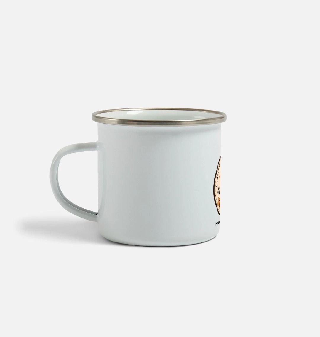 Enamel Cup with Coffee Zest logo - Coffee Zest online shop