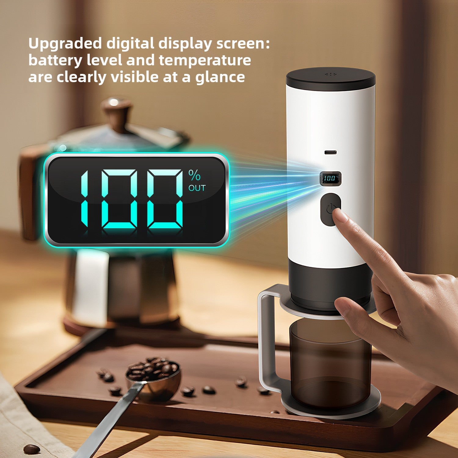 Portable Rechargeable Coffee Maker - Coffee Zest