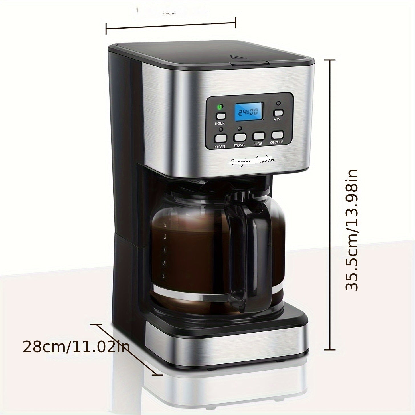 Filter Coffee Machine, Programmable Drip Coffee Maker, Advanced Showerhead Technology, Fast Brewing & 24 Hours Timer & 40 Min Keep Warm Function, 1.5L Capacity, 12 Cup, - Coffee Zest online shop