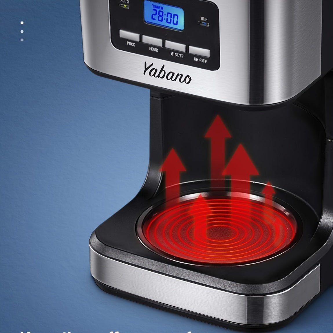 Filter Coffee Machine, Programmable Drip Coffee Maker, Advanced Showerhead Technology, Fast Brewing & 24 Hours Timer & 40 Min Keep Warm Function, 1.5L Capacity, 12 Cup, - Coffee Zest online shop