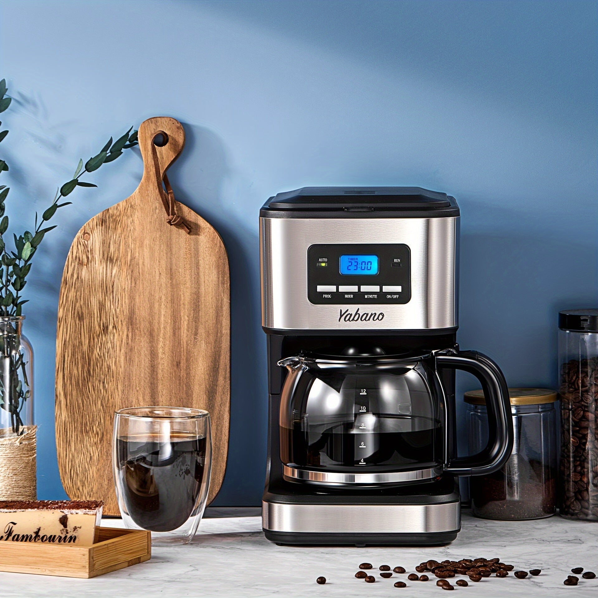 Filter Coffee Machine, Programmable Drip Coffee Maker, Advanced Showerhead Technology, Fast Brewing & 24 Hours Timer & 40 Min Keep Warm Function, 1.5L Capacity, 12 Cup, - Coffee Zest online shop
