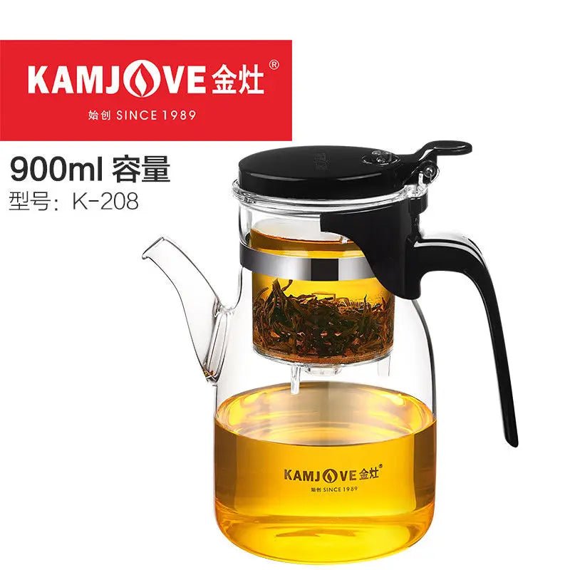 Kamjove Glass Kungfu Teapot Convenient Teacup Art Tea Cup - Coffee Zest online shop