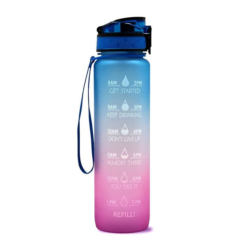 Large Capacity Fitness Water Bottle Anti - fall Leak - proof BPA - Free Tritan Plastic - Coffee Zest online shop