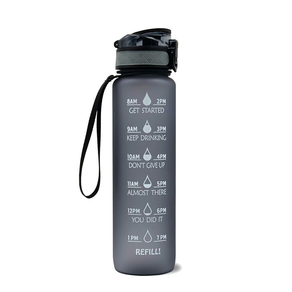 water bottle grey