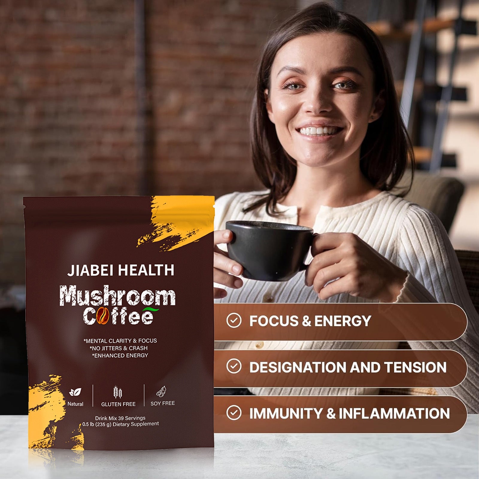 Mushroom Coffee Bagged Mushroom King Small Turkey Tail Mushroom Coffee - Coffee Zest online shop