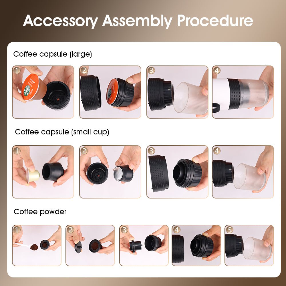 Portable capsule coffee machine small household coffee pot heated household electric espresso machine - Coffee Zest online shop