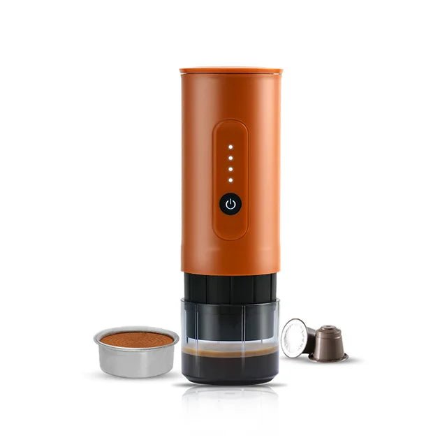 portable outdoor Italian coffee machine handheld electric coffee powder capsule dual - use travel car charging - Coffee Zest online shop
