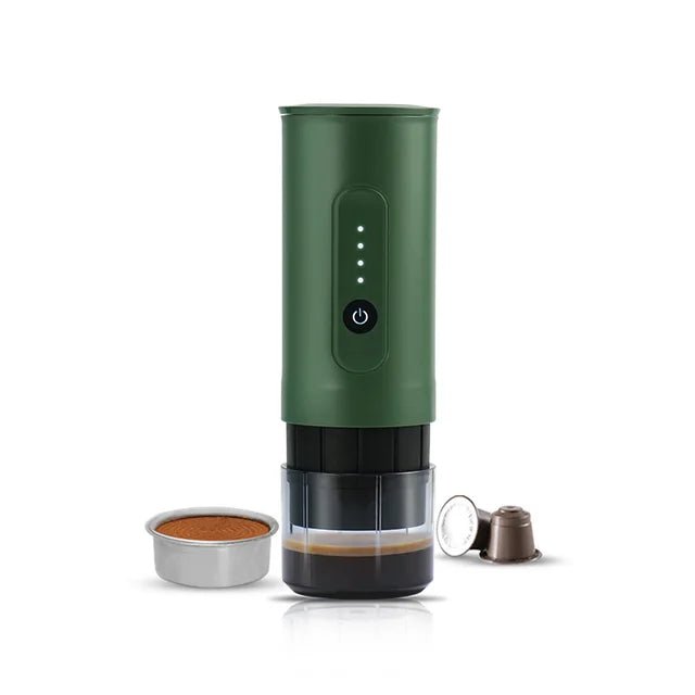 portable outdoor Italian coffee machine handheld electric coffee powder capsule dual - use travel car charging - Coffee Zest online shop