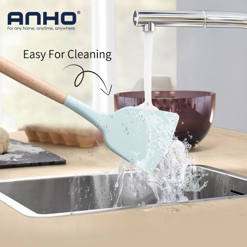 Silicone Kitchen Cooking Utensil Set Standard Non - Stick Silica Heat Resistance Kitchen Tool Accessories - Coffee Zest online shop