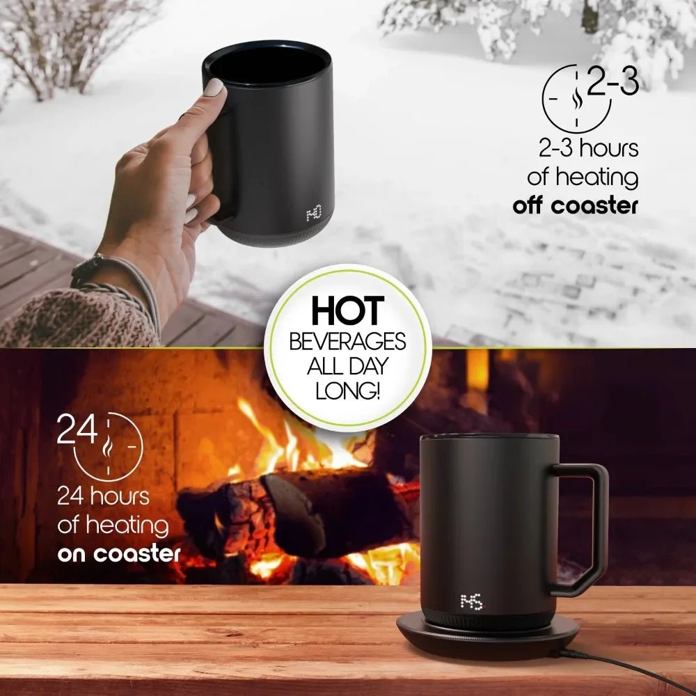 Smart Coffee Mug Warmer with Double Vacuum Insulation - Coffee Zest online shop