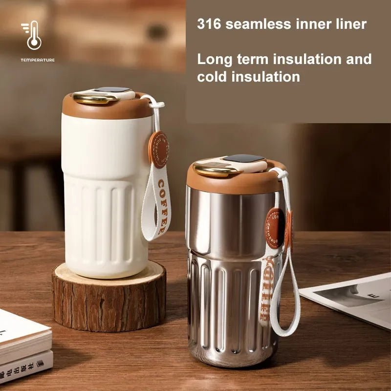 Smart Thermos Bottle Water Digital LED Temperature Coffee Mug - Coffee Zest online shop