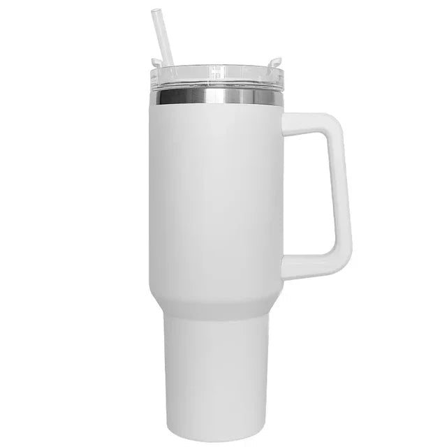 Tumbler With Handle Insulated With Lids Straw Stainless Steel Coffee Cup Travel Mug - Coffee Zest online shop